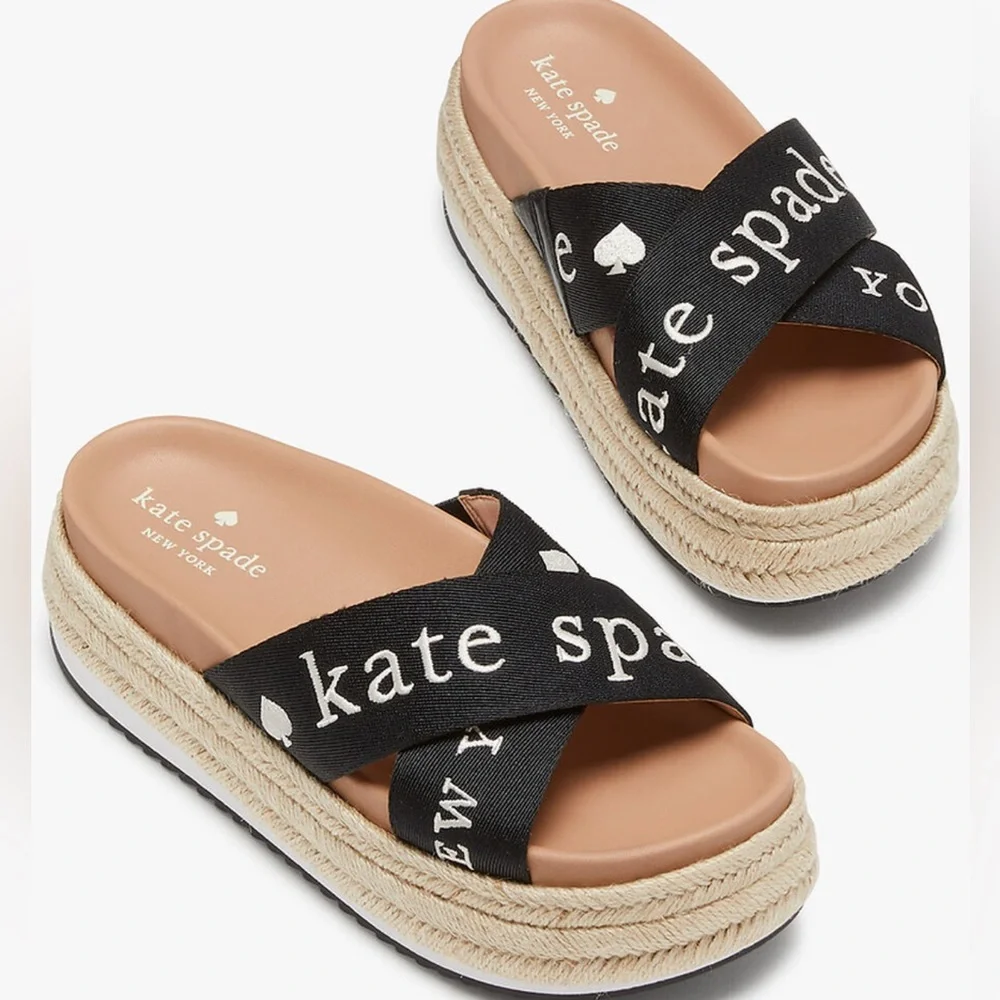 Kate Spade Piper Flatform Espadrilles 9